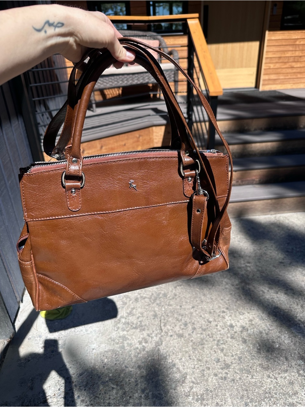 Women’s Brown Leather Tote Bag - Classic Carryall